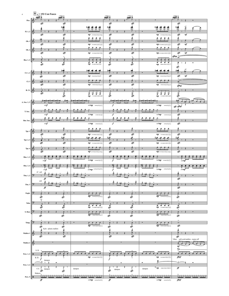 The Wilderness The Wilderness Concert Band scores gallery preview page 3