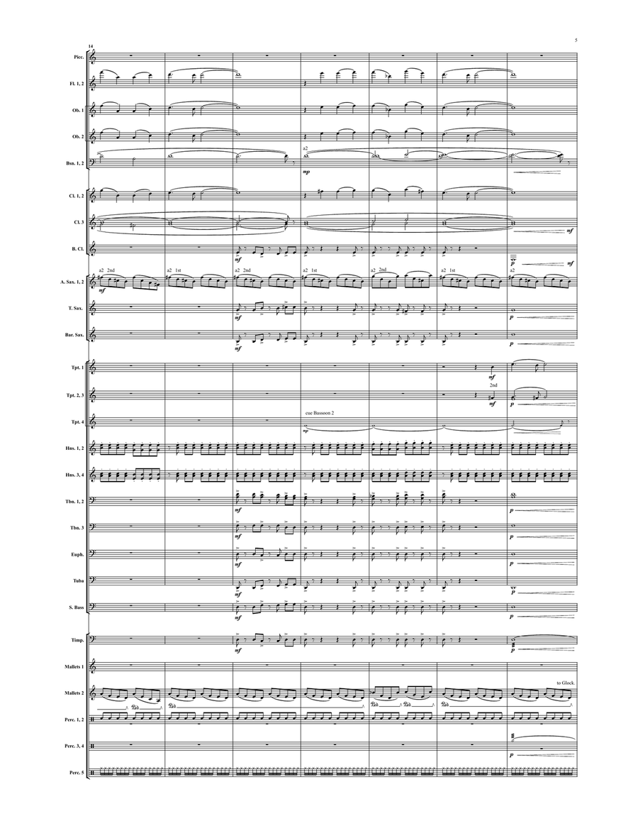 The Wilderness The Wilderness Concert Band scores gallery preview page 4