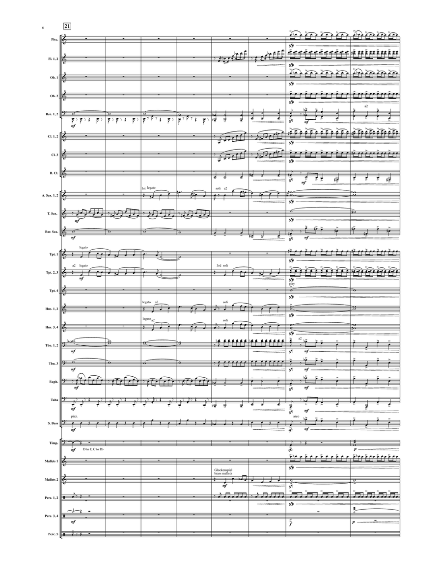 The Wilderness The Wilderness Concert Band scores gallery preview page 5