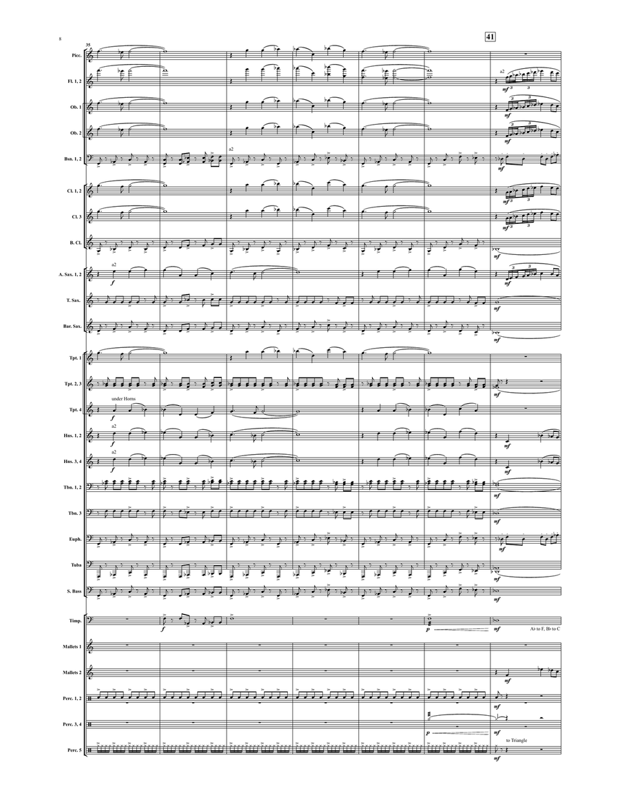 The Wilderness The Wilderness Concert Band scores gallery preview page 7