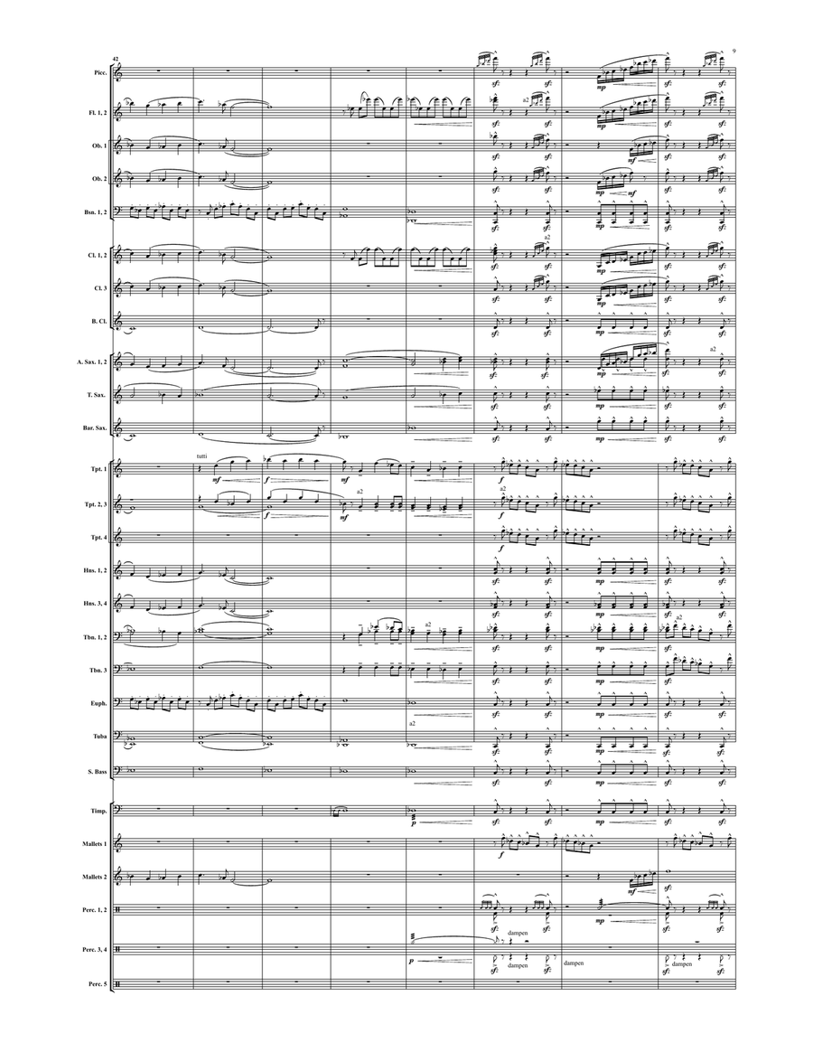 The Wilderness The Wilderness Concert Band scores gallery preview page 8