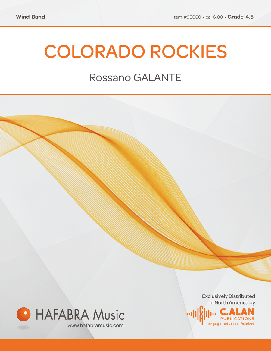 Colorado Rockies Colorado Rockies Concert Band scores gallery preview page 1