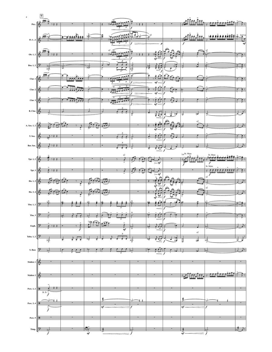 Colorado Rockies Colorado Rockies Concert Band scores gallery preview page 3