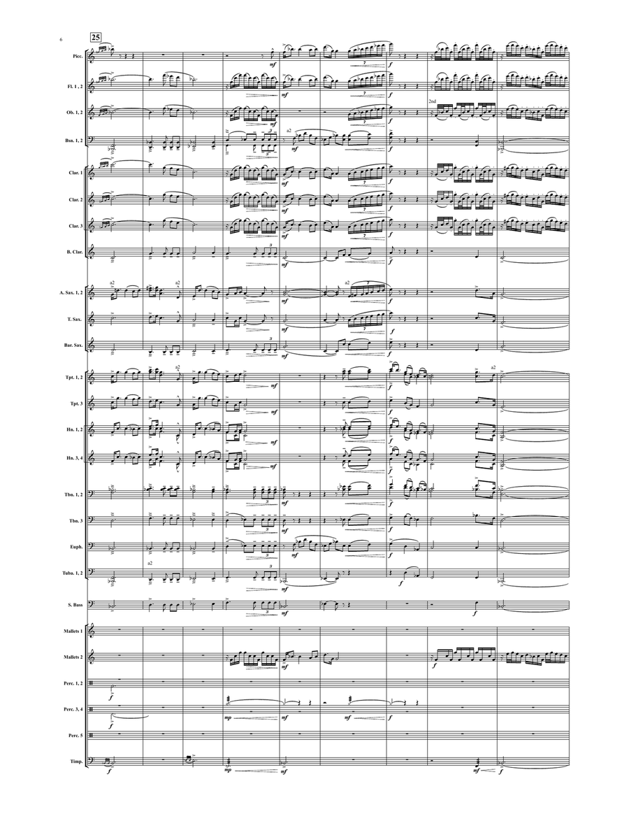 Colorado Rockies Colorado Rockies Concert Band scores gallery preview page 5