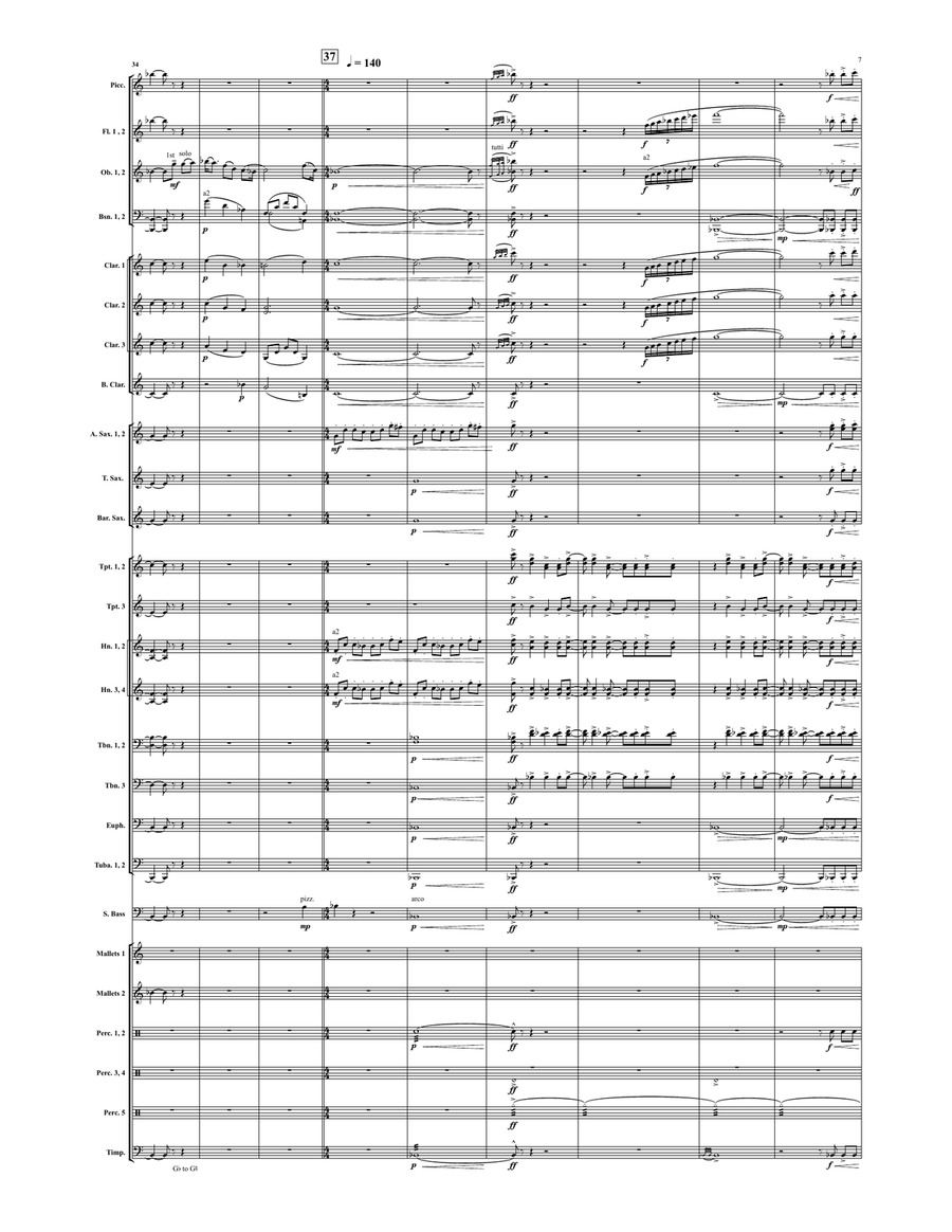 Colorado Rockies Colorado Rockies Concert Band scores gallery preview page 6