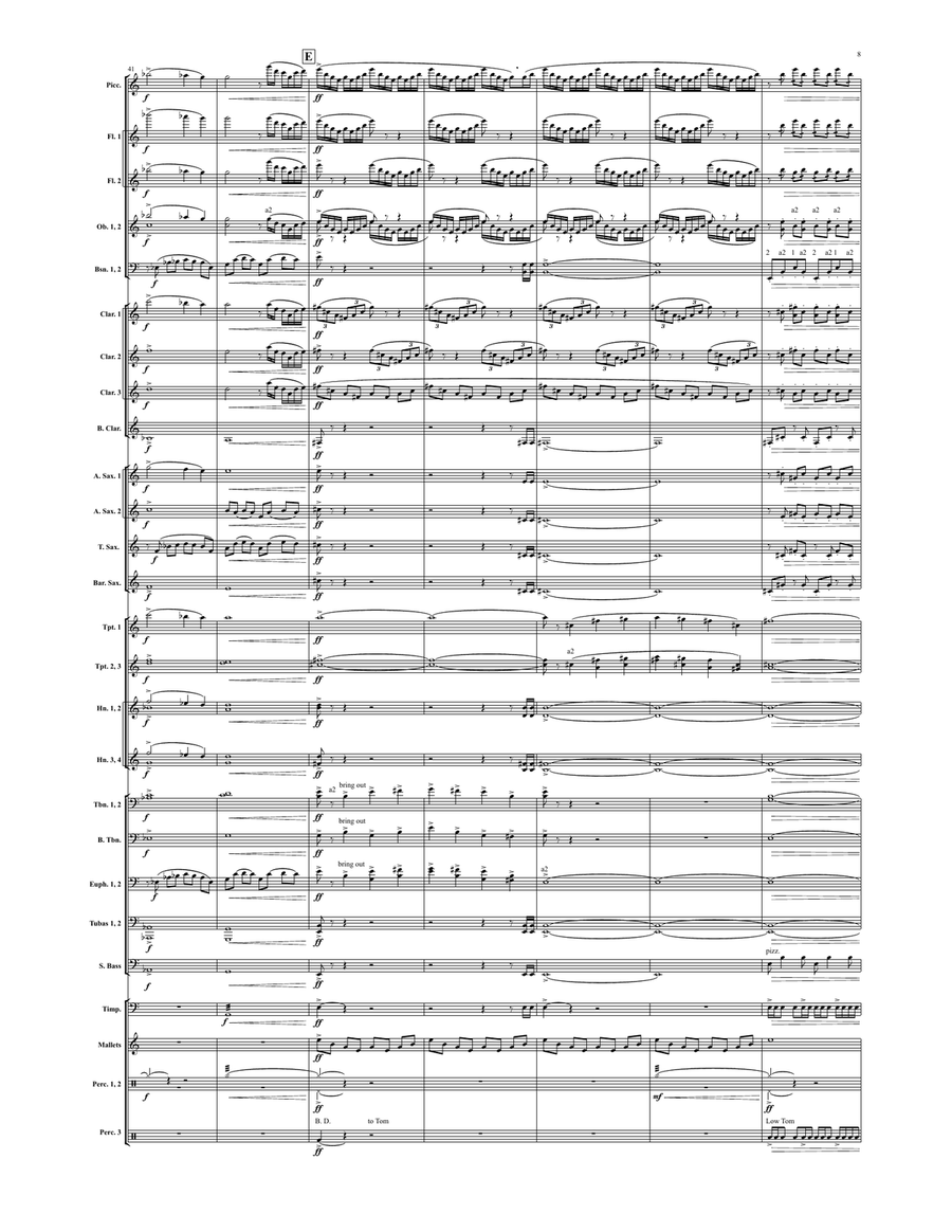 Lexicon of the Gods (score only) Concert Band scores gallery preview page 8