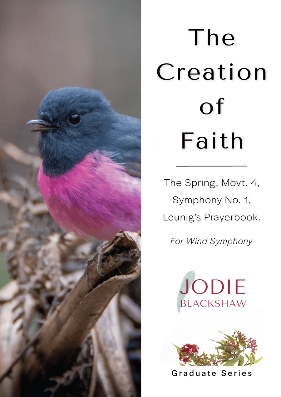 The Creation of Faith (Mvt. IV, Sym. 1) Concert Band scores gallery preview page 1