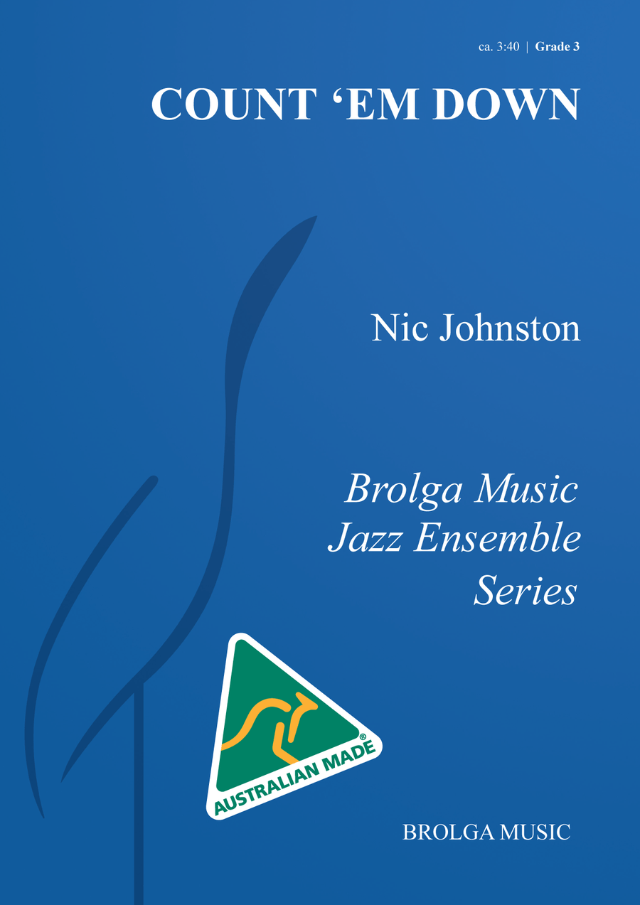 Count 'em Down (score only) Jazz Ensemble scores gallery preview page 1