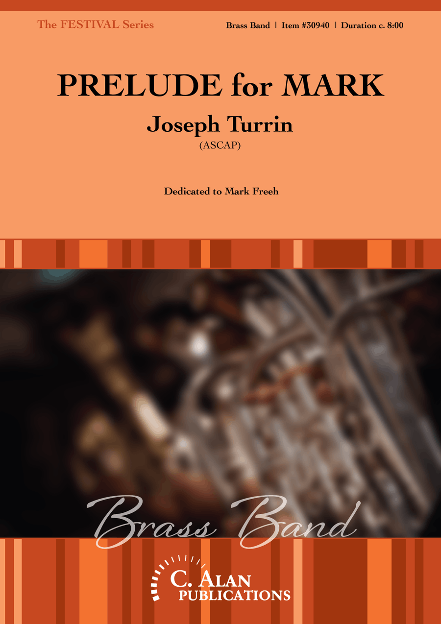 Prelude for Mark (score only) Brass Band scores gallery preview page 1