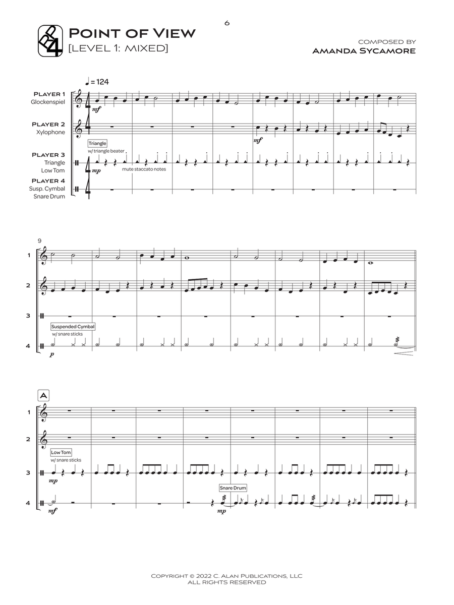 Ready Player 4 Ready Player 4 Percussion Ensemble scores gallery preview page 4