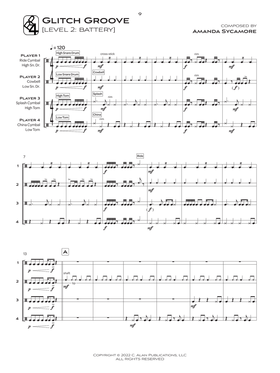 Ready Player 4 Ready Player 4 Percussion Ensemble scores gallery preview page 5
