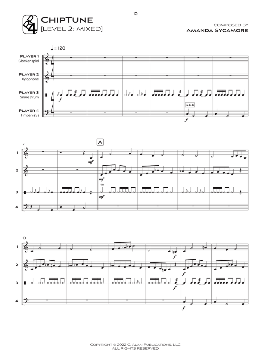 Ready Player 4 Ready Player 4 Percussion Ensemble scores gallery preview page 6