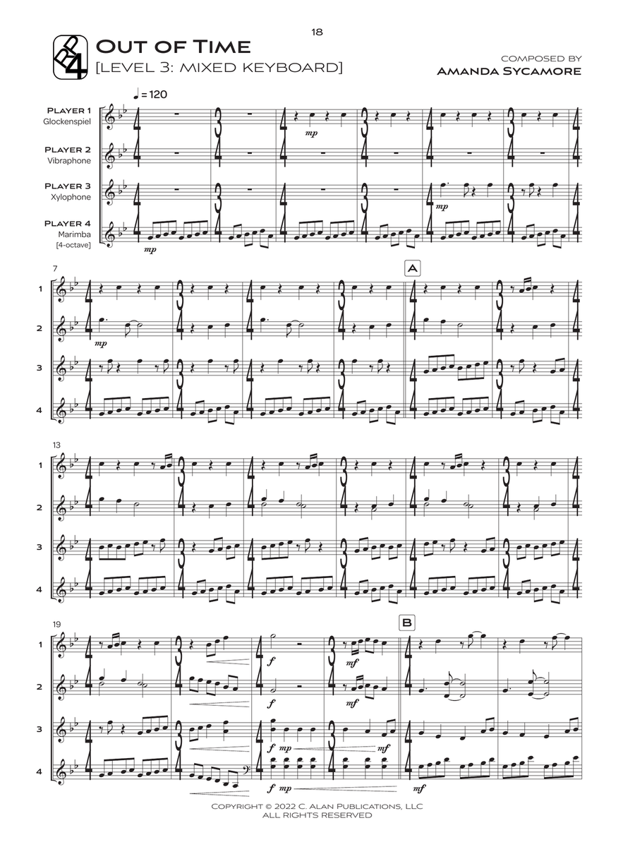 Ready Player 4 Ready Player 4 Percussion Ensemble scores gallery preview page 8