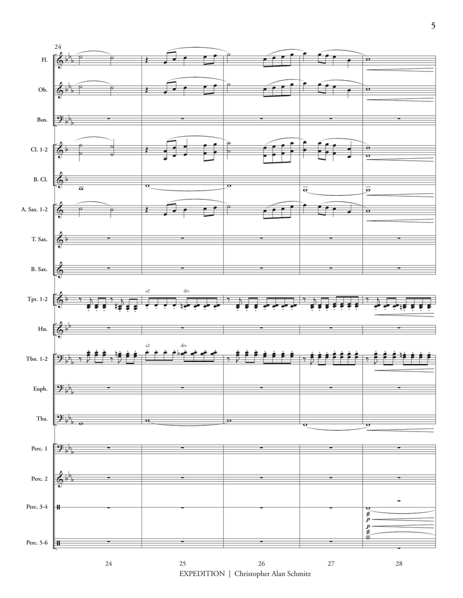 Expedition Concert Band - Sheet Music page 6