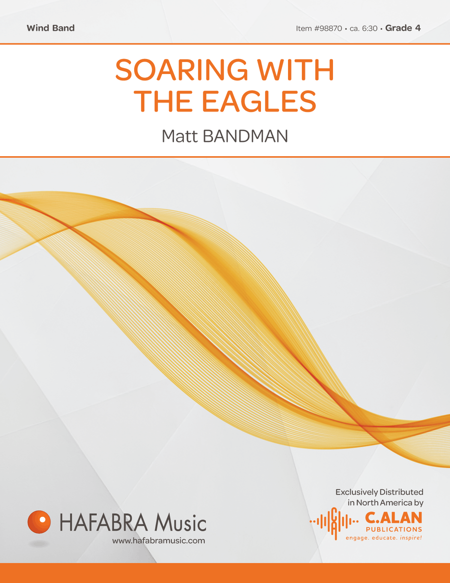 Soaring with the Eagles (score only) Concert Band scores gallery preview page 1
