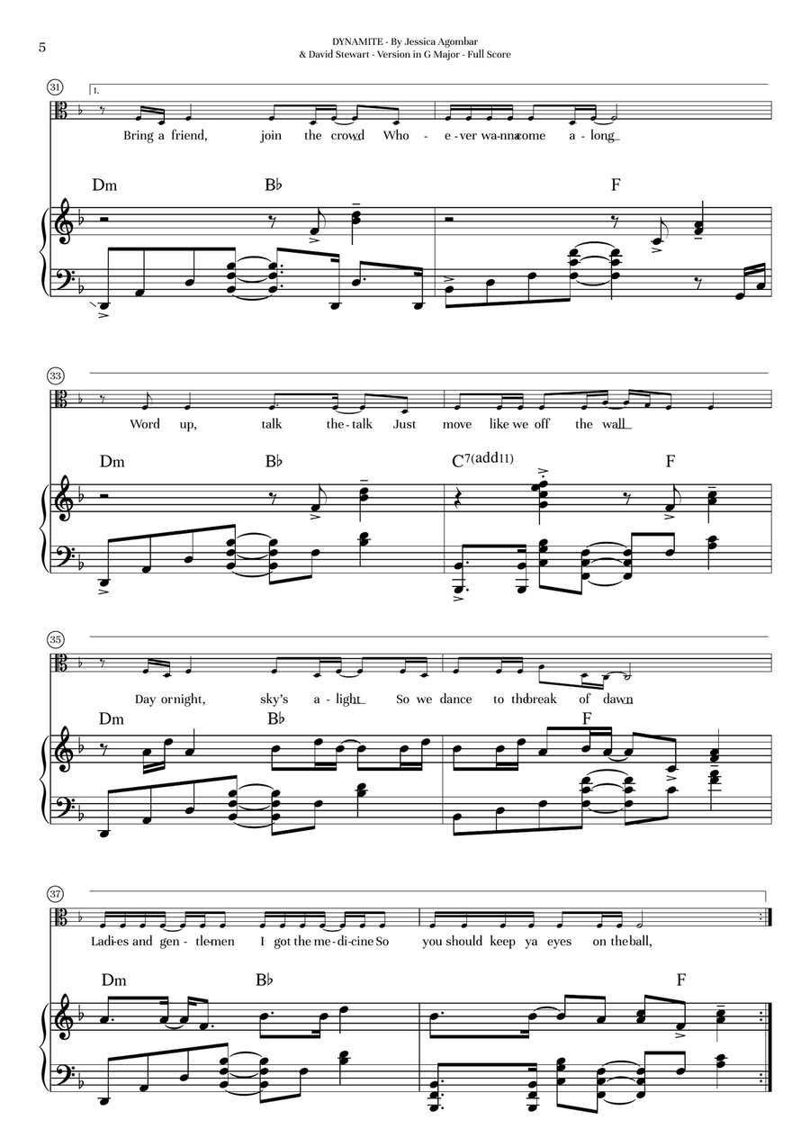 Dynamite Dynamite Chamber Music scores gallery preview page 6