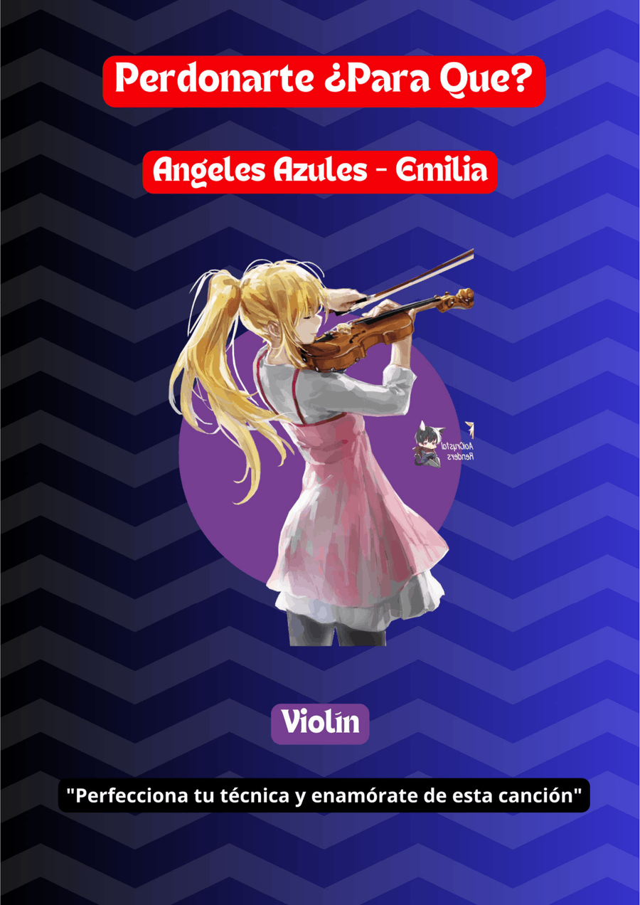 Perdonarte Para Que? Violin Solo scores gallery preview page 1