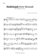 Hallelujah by Friedrich Händel for Woodwind Quartet Woodwind Quartet scores gallery preview page 5