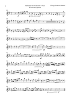 Hallelujah by Friedrich Händel for Woodwind Quartet Woodwind Quartet scores gallery preview page 6