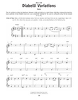 Theme From 33 Variations On A Waltz by Diabelli Op120