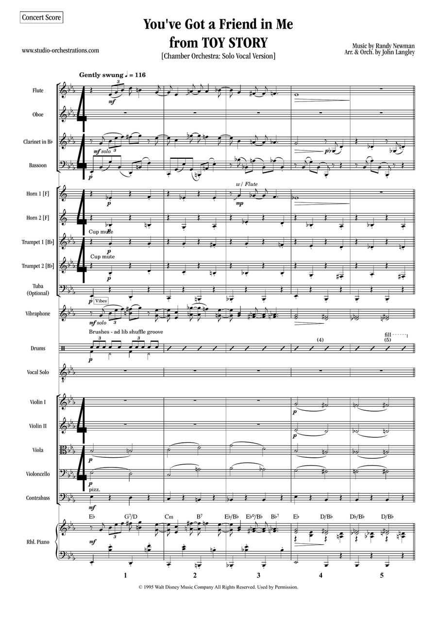 You've Got A Friend In Me Full Orchestra scores gallery preview page 2