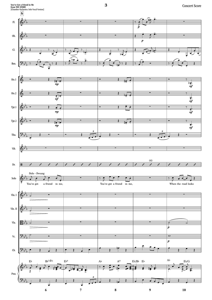 You've Got A Friend In Me Full Orchestra scores gallery preview page 3