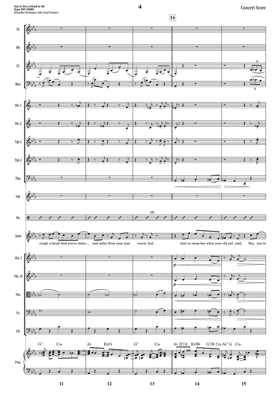 You've Got A Friend In Me Full Orchestra scores gallery preview page 4