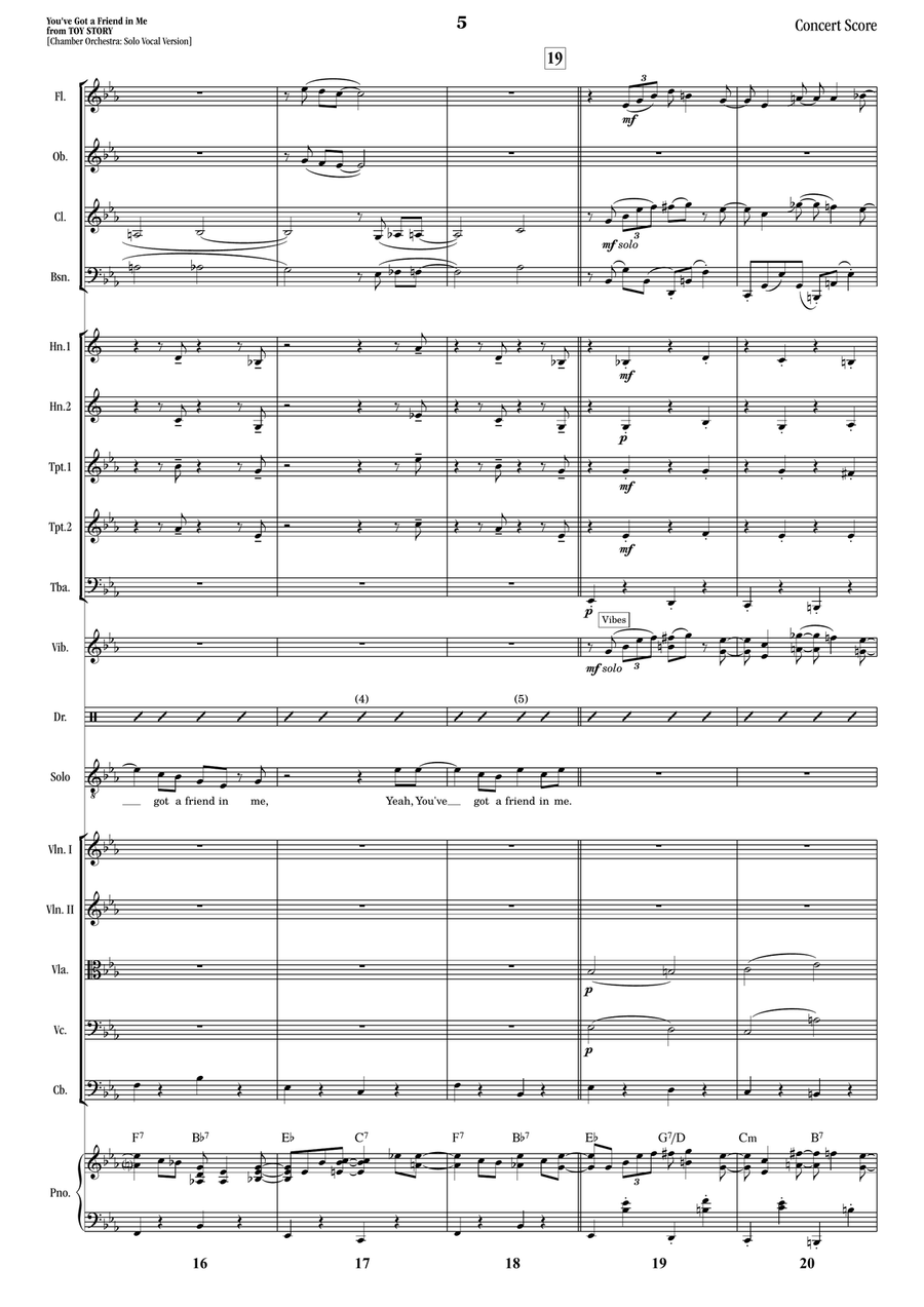 You've Got A Friend In Me Full Orchestra scores gallery preview page 5