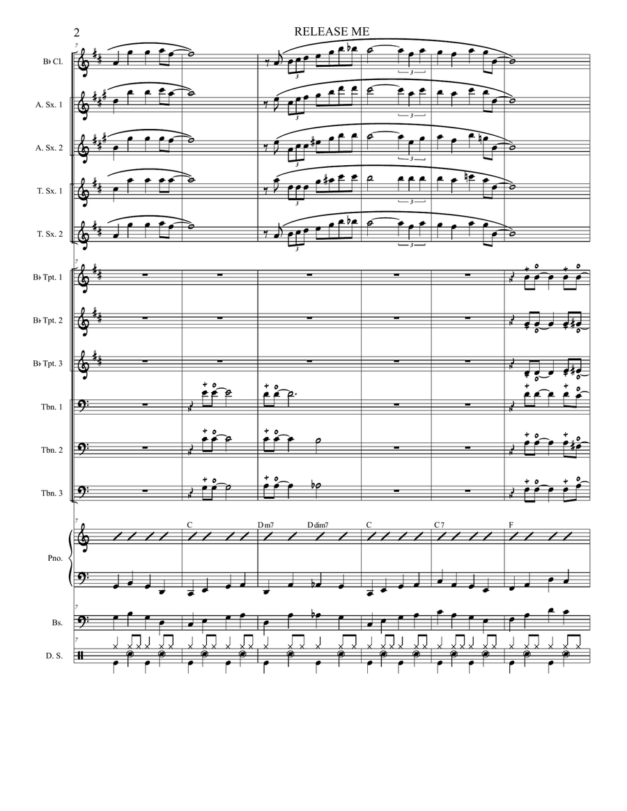 Release Me Release Me Jazz Ensemble scores gallery preview page 2