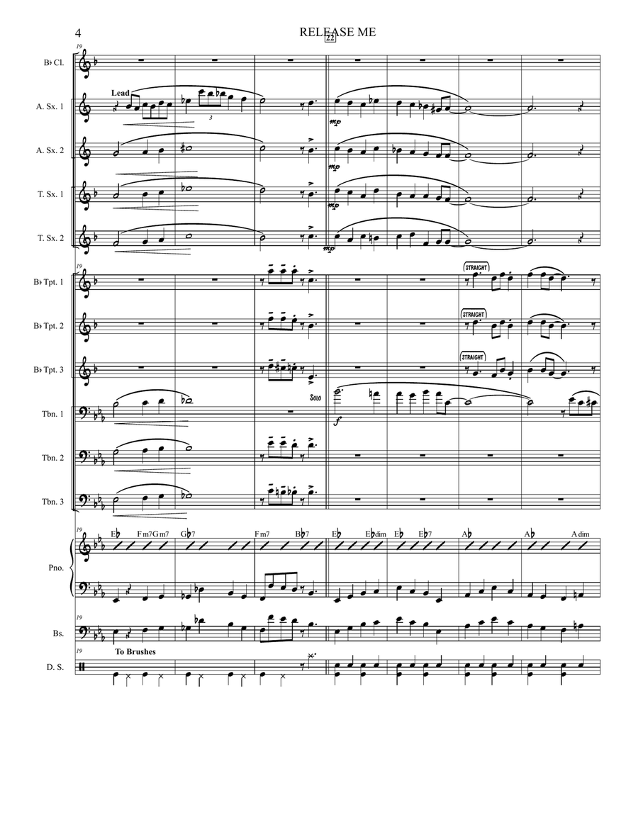 Release Me Release Me Jazz Ensemble scores gallery preview page 4
