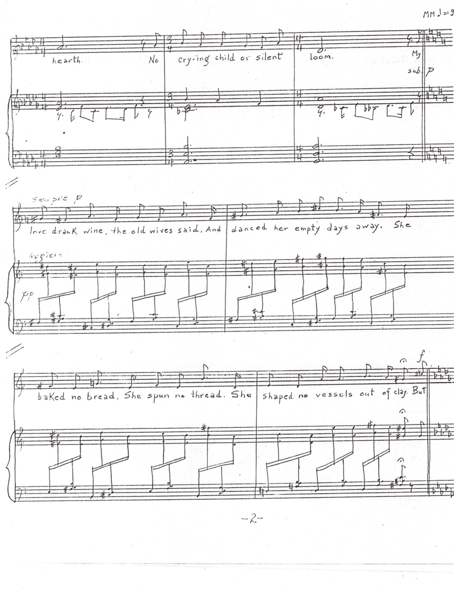 My Love Was Light My Love Was Light Piano, Vocal scores gallery preview page 2