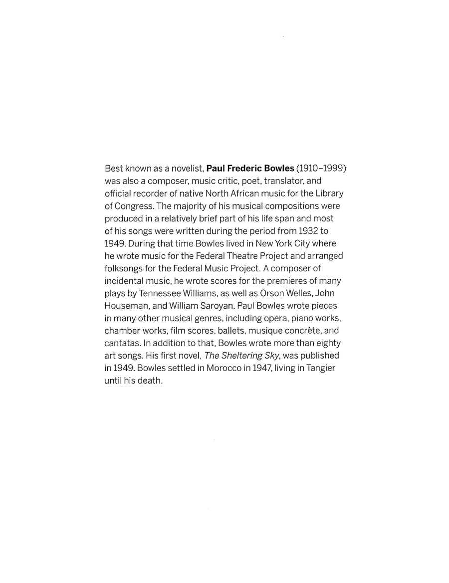 Three Songs From The Sierras Piano, Vocal scores gallery preview page 2