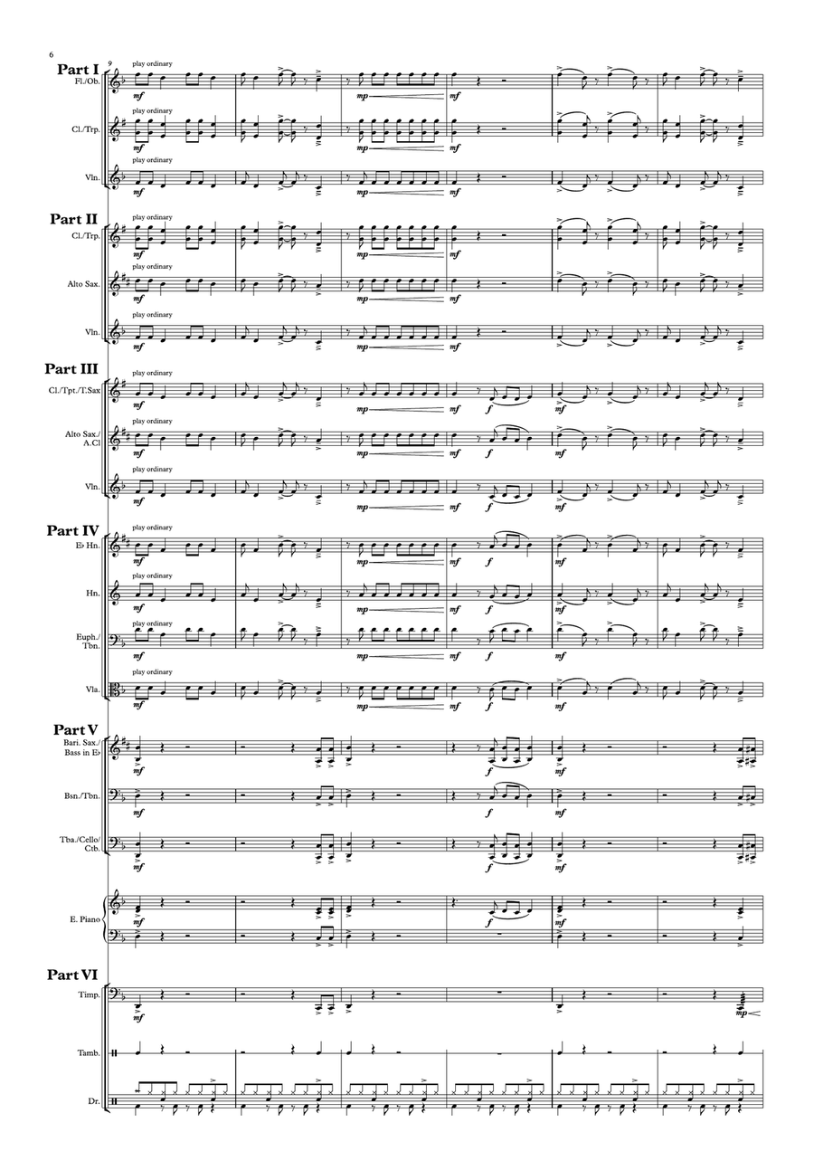 Apt. Concert Band scores gallery preview page 6