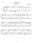Album Leaf (page d'album)