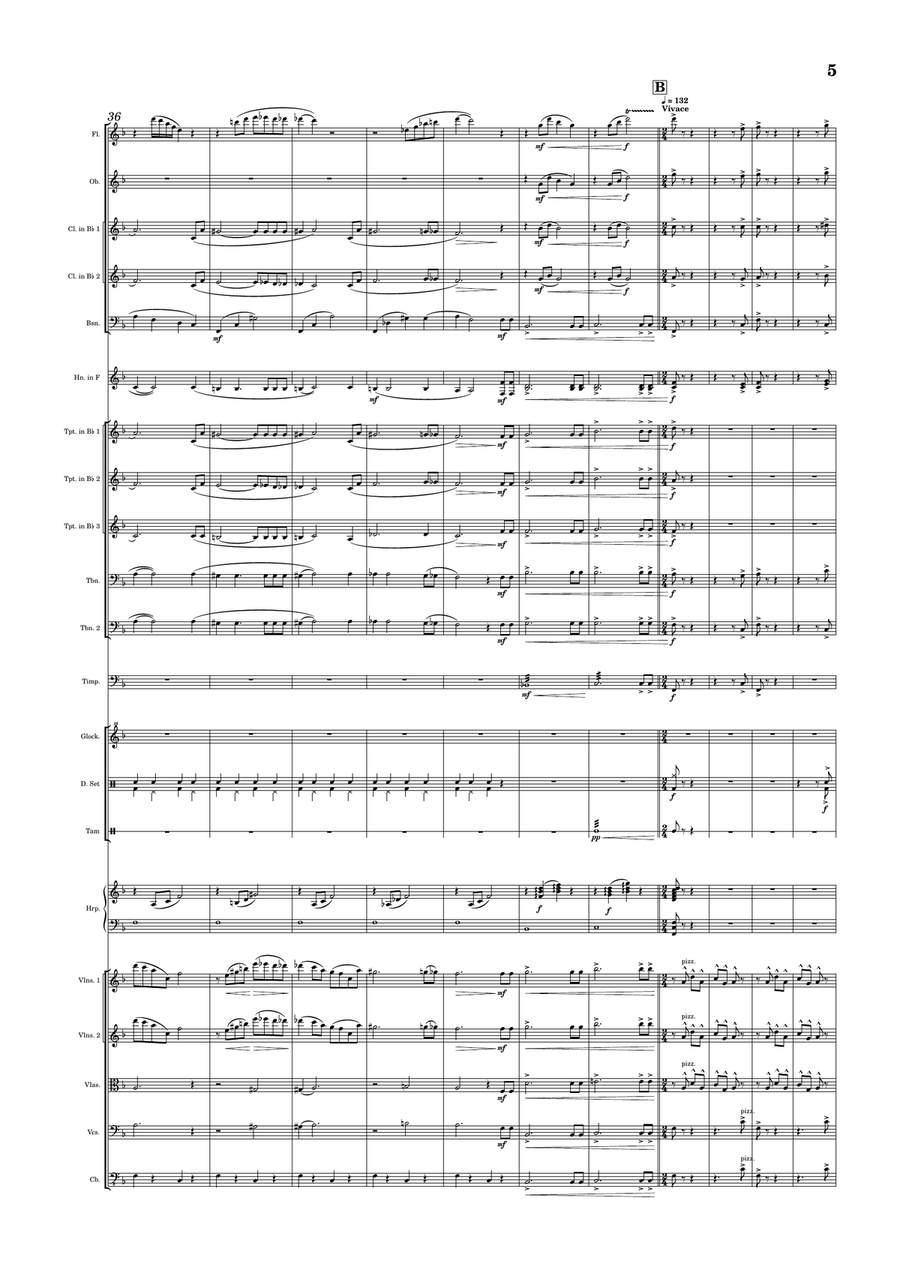 Overture - South Pacific Full Orchestra scores gallery preview page 5