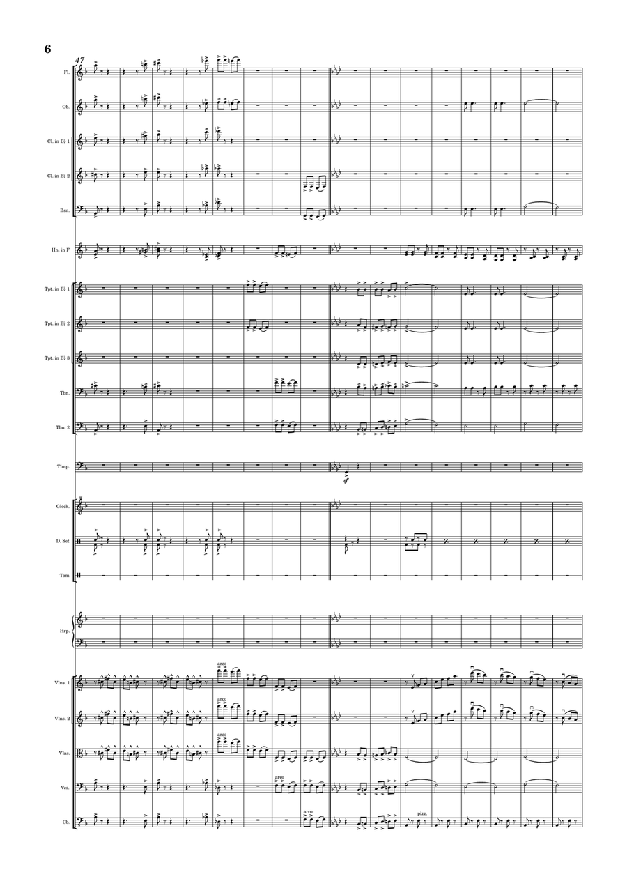 Overture - South Pacific Full Orchestra scores gallery preview page 6