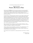 Nearer, My God, to Thee for 10-part Brass Ensemble, Organ, Timpani and Percussion