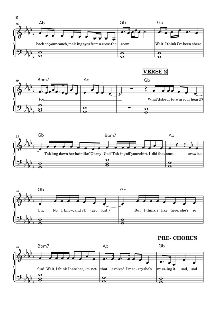 That's So True Piano, Vocal scores gallery preview page 2