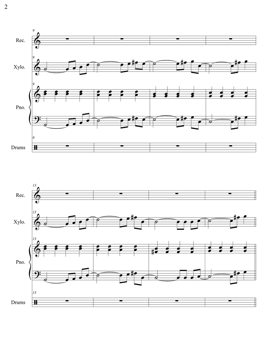 Don't Stop Believin' Small Ensemble scores gallery preview page 6