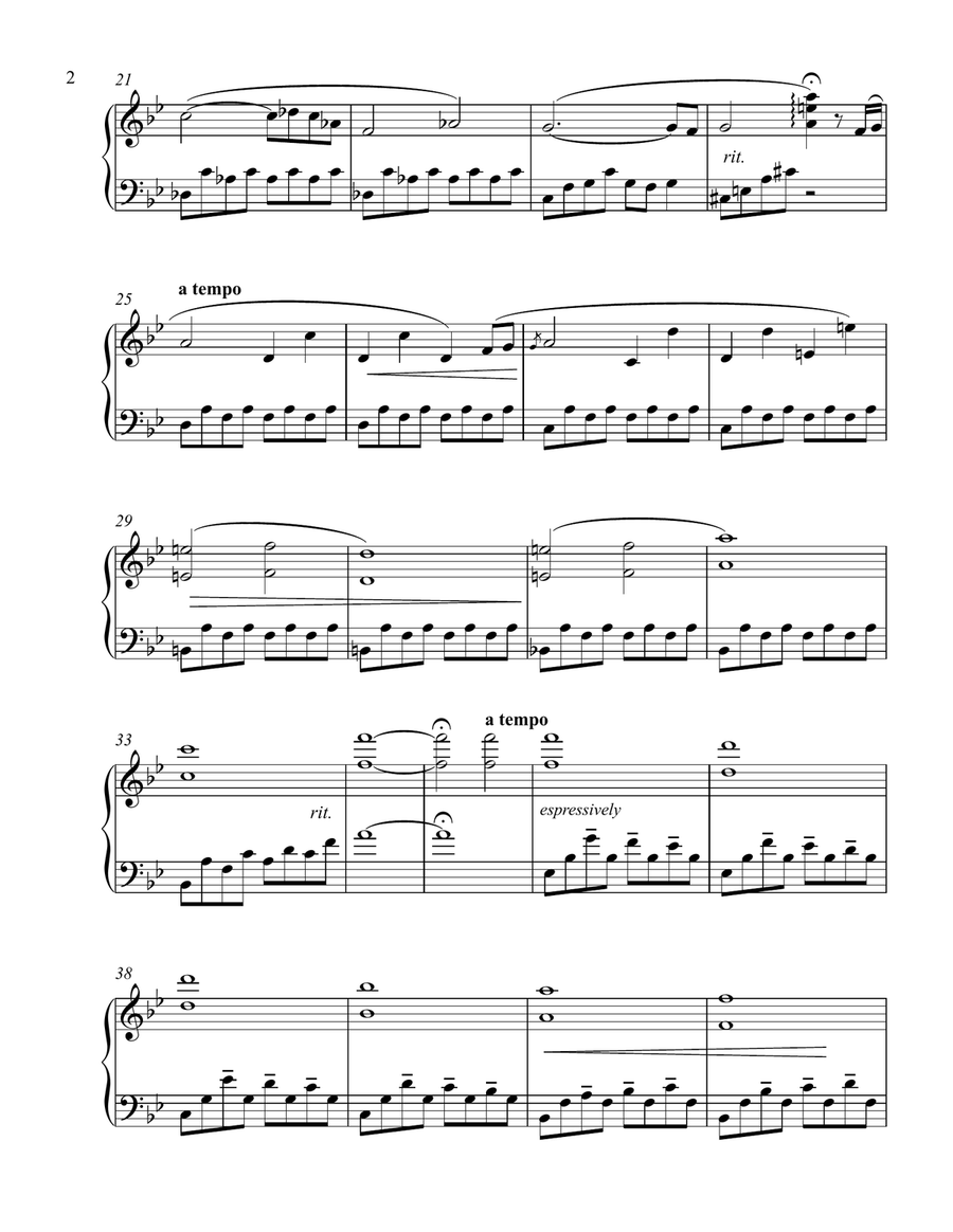 Wonderment Piano Solo scores gallery preview page 2