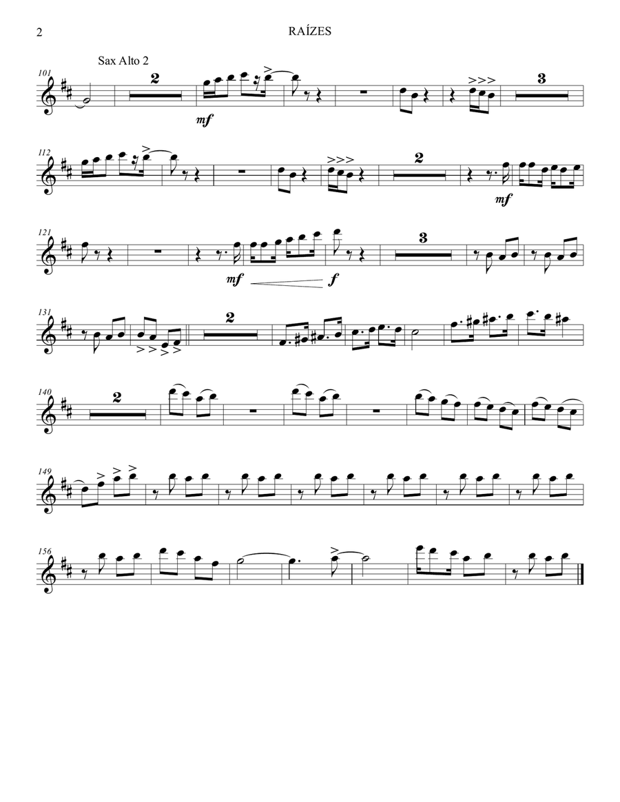 RAIZES (ESSENCE) RAIZES (ESSENCE) Concert Band scores gallery preview page 4