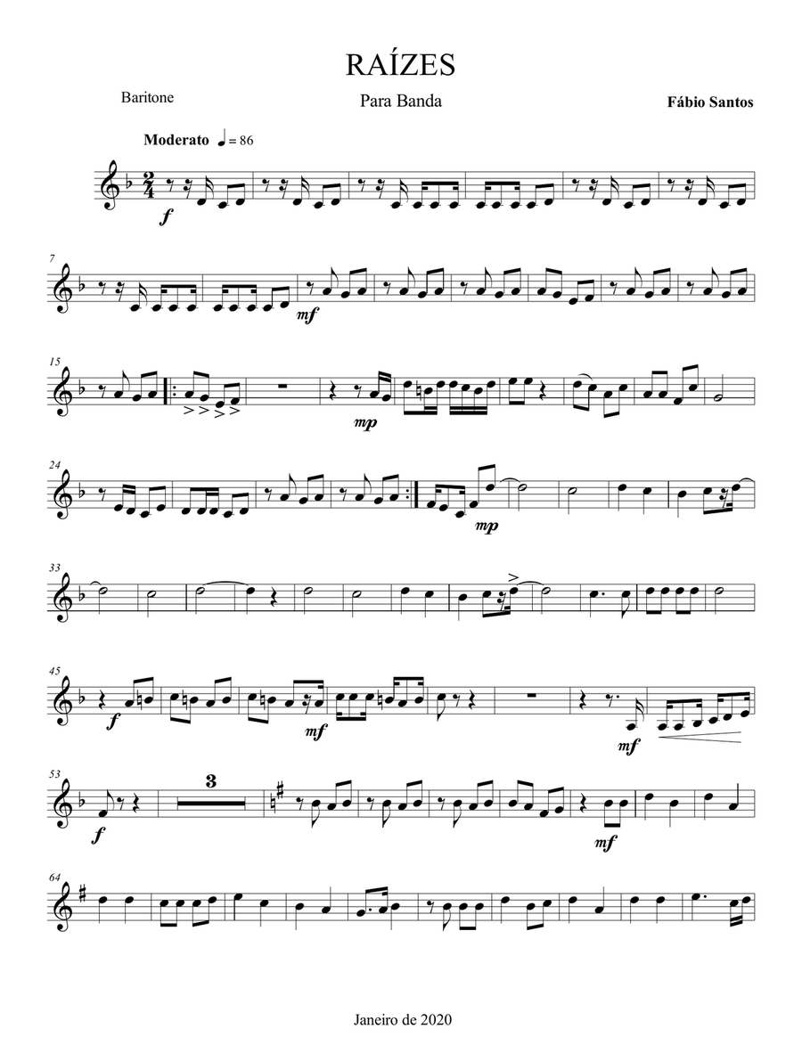 RAIZES (ESSENCE) RAIZES (ESSENCE) Concert Band scores gallery preview page 5
