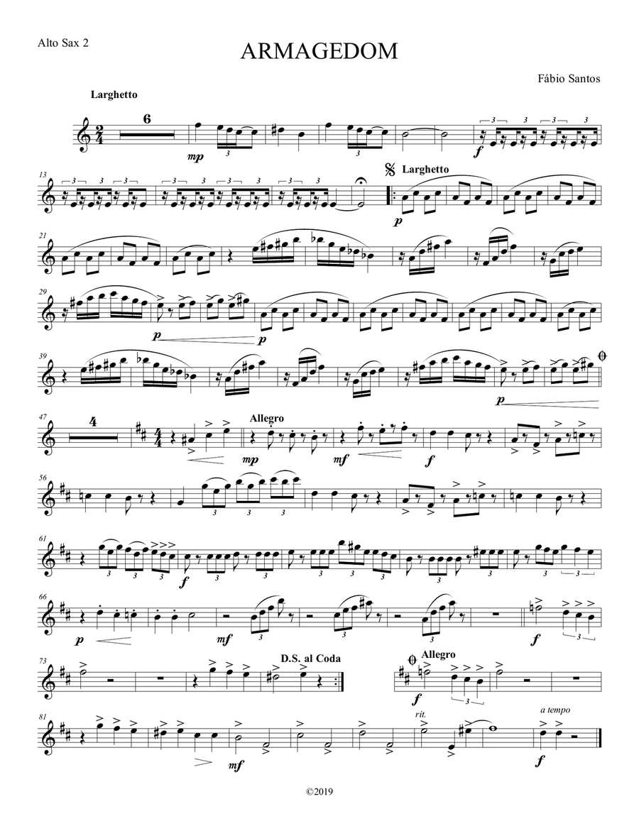ARMAGEDOM Concert Band scores gallery preview page 2