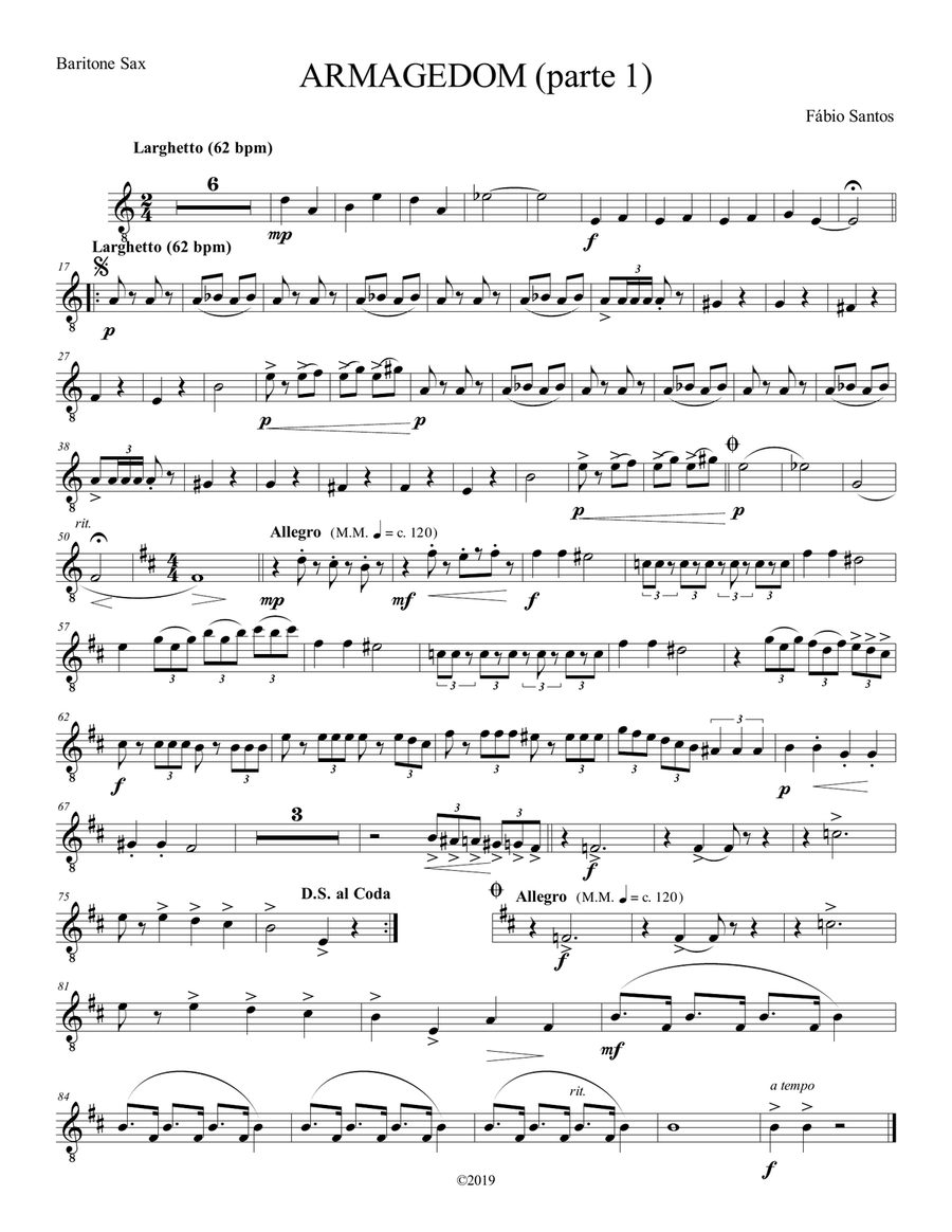 ARMAGEDOM Concert Band scores gallery preview page 3