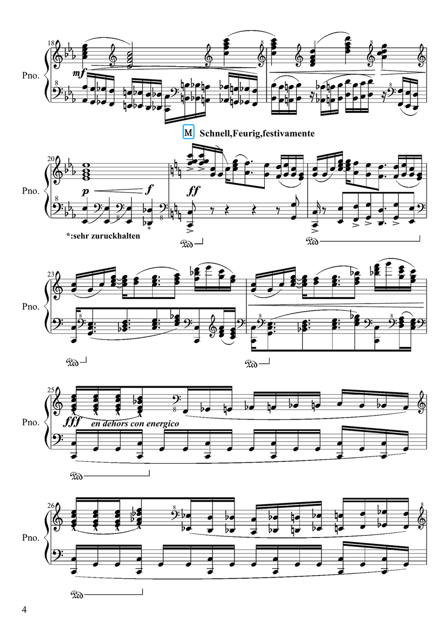 Bursting Out Part 3 [Holy Baptism] Piano Solo scores gallery preview page 4