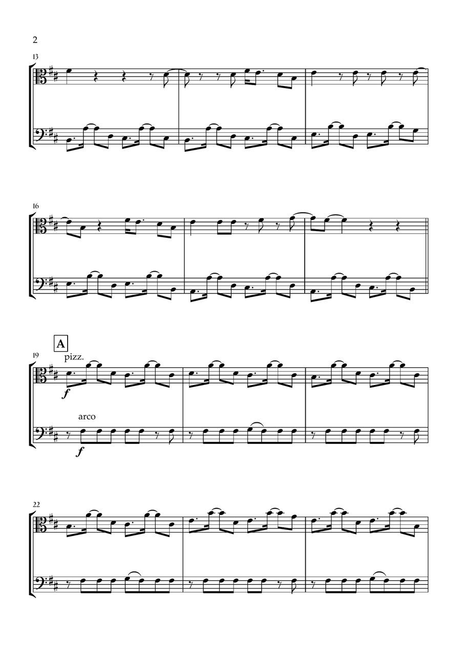Birds Of A Feather Birds Of A Feather String Duet scores gallery preview page 2