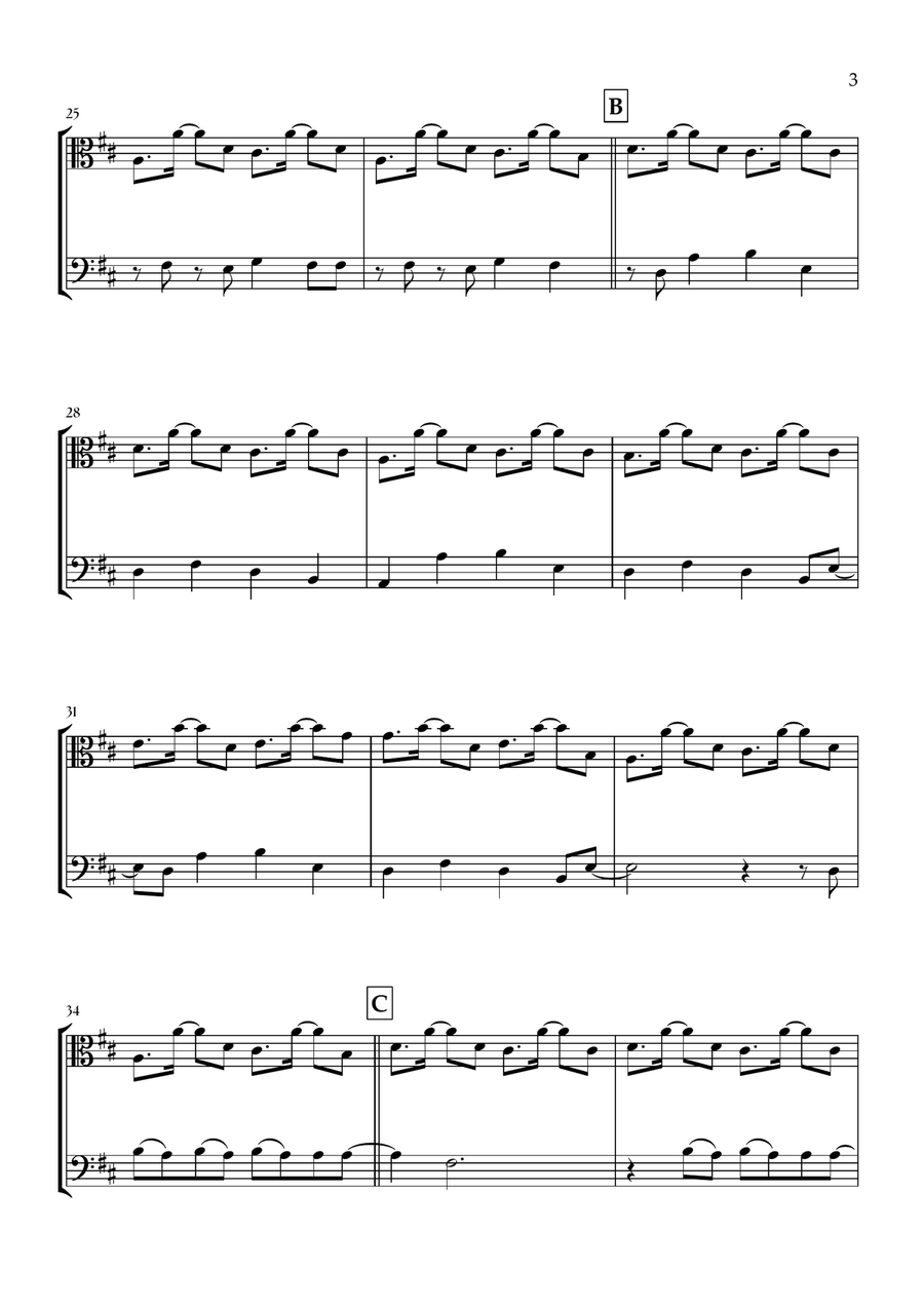 Birds Of A Feather Birds Of A Feather String Duet scores gallery preview page 3