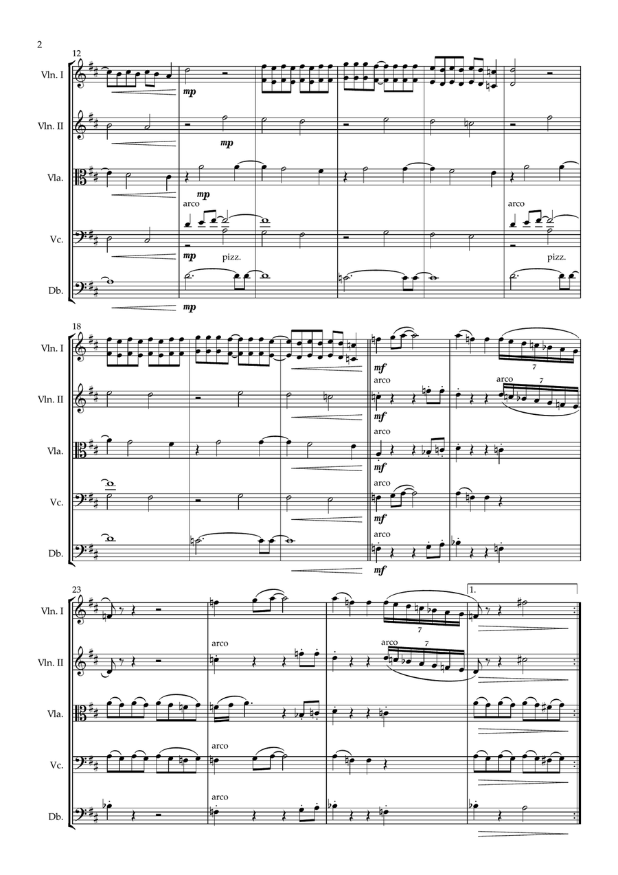 Total Eclipse Of The Heart String Orchestra scores gallery preview page 2