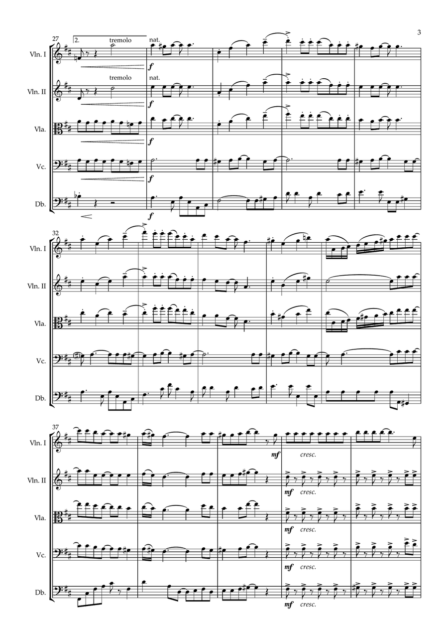 Total Eclipse Of The Heart String Orchestra scores gallery preview page 3