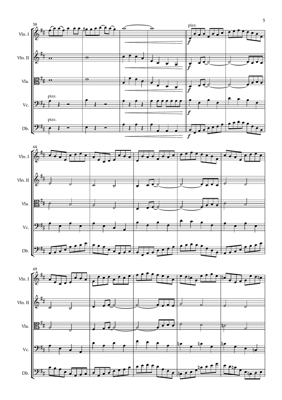 Total Eclipse Of The Heart String Orchestra scores gallery preview page 5